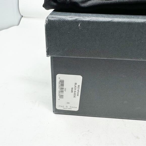 RAG & BONE Mari Sandals in Black Suede NWT in Size 5 - Picture 6 of 10